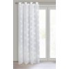 62731 4 biela zaclona so vzorom nora na kruzkoch 140x260 cm