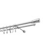 karnisz metalowy karpol 19 mm chrom mat podwojny genua do sypialni