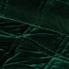 64227 1 tmavo zeleny zamatovy prehoz na postel cyprian2 220 x 240 cm