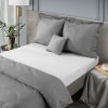 64317 5 biela bavlnena jersey postelna plachta 140x200 30cm