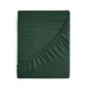 64329 1 zelena bavlnena jersey postelna plachta 90x200 25cm