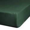64329 2 zelena bavlnena jersey postelna plachta 90x200 25cm