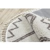 66516 7 kusovy koberec berber asila cream and brown kruh