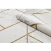 66570 3 kusovy koberec emerald geometric 1012 cream and gold