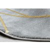 66636 7 kusovy koberec emerald 1022 grey and gold kruh