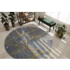 66639 1 kusovy koberec emerald geometric 1012 grey and gold kruh