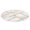 66642 7 kusovy koberec emerald geometric 1012 cream and gold kruh