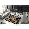 66663 9 kusovy koberec gloss 400b 86 3d geometric black gold