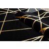 66669 4 kusovy koberec gloss 406c 86 geometric black gold