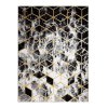 66687 kusovy koberec gloss 409a 82 3d cubes black gold grey