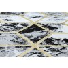 66687 3 kusovy koberec gloss 409a 82 3d cubes black gold grey