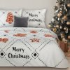 Vianočné posteľné obliečky JOY z bavlneného saténu 220x200 cm, 70x80 cm/X2