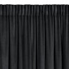 72272 3 cierny zamatovy zaves na paske carli 140x250 cm