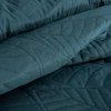 72939 4 tyrkysovy prehoz na postel boni6 s geometrickym vzorom 170x210 cm