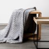 72972 2 strieborna hunata deka cindy6 s 3d vzorom 200x220 cm