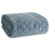 73650 1 modro strieborny zamatovy prehoz na postel blink3 220 x 240 cm