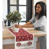 73815 5 vianocny behun na stol iva 45x140 cm