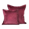 7398 1 bordova dekoracna obliecka na vankus villa 45x45 cm