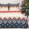 74232 vianocne bavlnene postelne obliecky nordic 140x200 cm 70x80 cm x1
