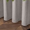 Sivá záclona PETRA v prirodzenom vzhľade ukončená olovkom