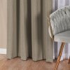 Sivobéžový 100% zatemňovací záves na krúžkoch DORIAN 140x230 cm