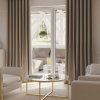 Tmavobéžový 100% zatemňovací záves na páske DORIAN 140x250 cm