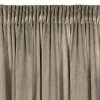 Hnedý zamatový záves na páske ROSA 140x270 cm