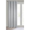 Sivý zatemňovací záves so štrukturovaným vzorom AMARO na krúžkoch 135x250 cm