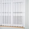 Biela žakarová záclona ADRIANNA 300x160 cm