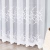 Biela žakarová záclona LENA so zaujímavým vzorom