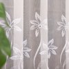 Biela tylová vyšívaná záclona LUJZA