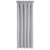 Sivý 100% zatemňujúci záves typu blackout na páske SUZAN 135x270 cm