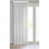 Biela záclona s jemnými prúžkami na páske NOELIA 140x270 cm