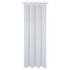 Biela šifónová záclona s jemným leskom na krúžkoch ARLETA 135x270 cm