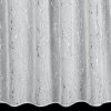 Biela záclona so strieborným mramorovým vzorom na páske MELIA 140x270 cm