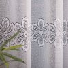 Biela žakarová záclona MONIKA s jemným vzorom