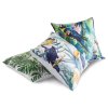 9030 1 dekoracna obliecka na vankus feza s motivom papagajov 40x40 cm