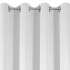 9063 4 zatemnovaci zaves na kruzkoch logan bielej farby 135x250 cm