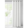 9063 5 zatemnovaci zaves na kruzkoch logan bielej farby 135x250 cm