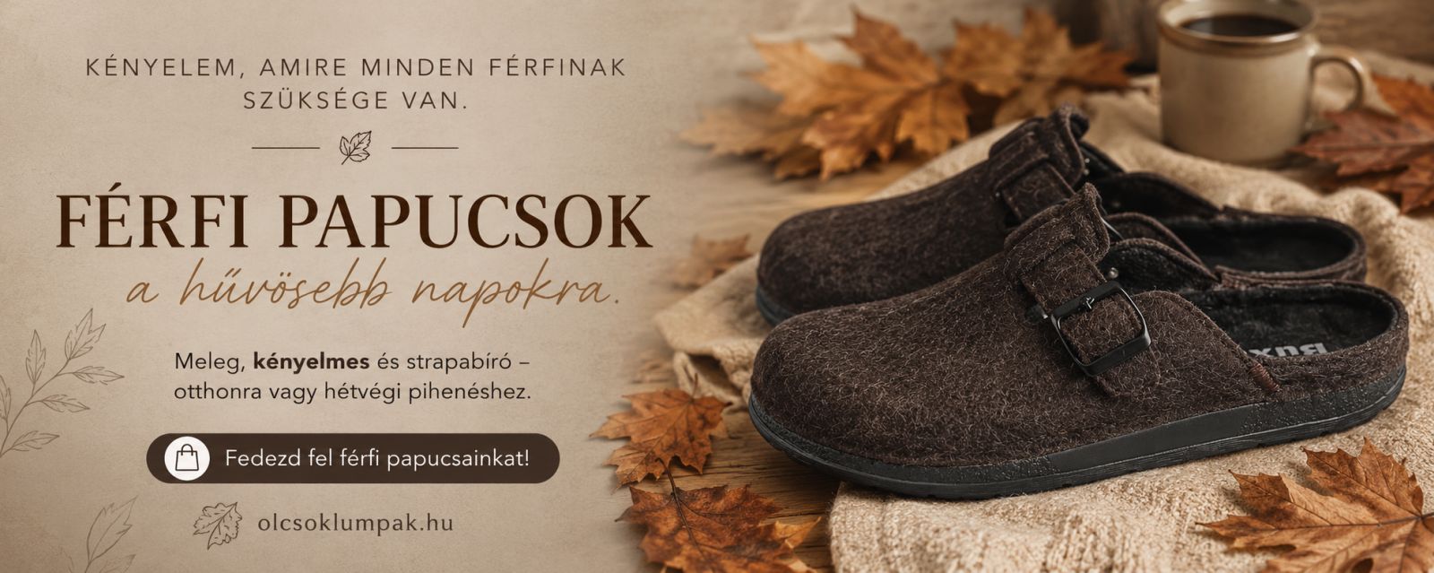 Férfi papucsok