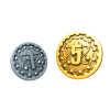 Board&Dice Accessories Nucleum: Metal Coins Board&Dice 3