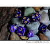 Purple and Gold Dices 12