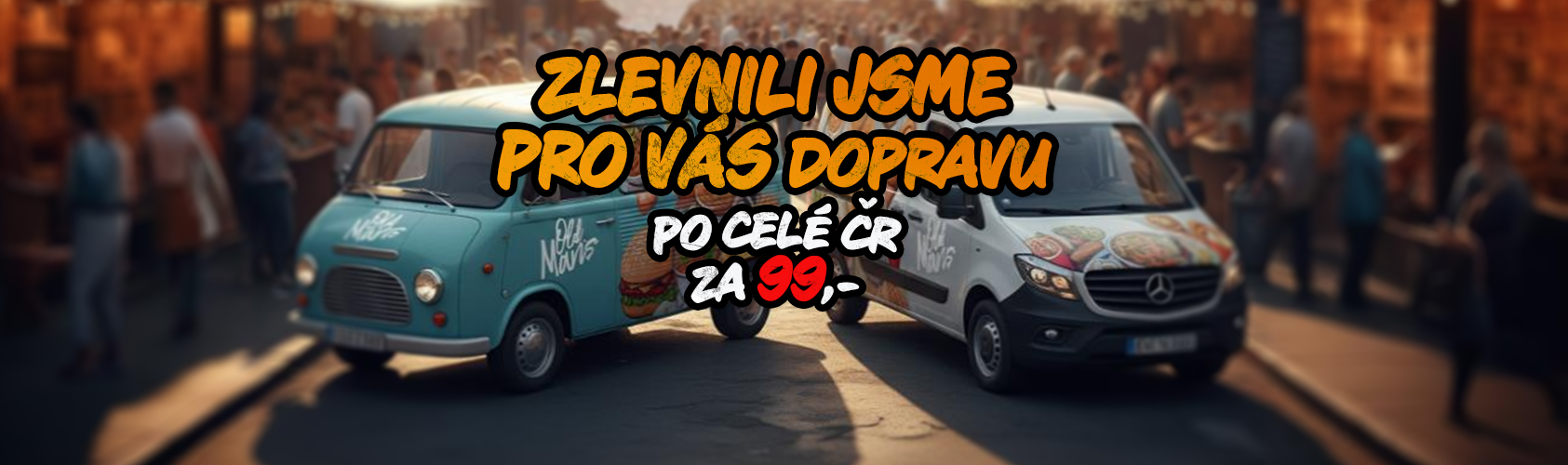 Zlevnili jsme pro vás dopravu