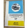 Originální itinerář Barum Rallye z roku 1974