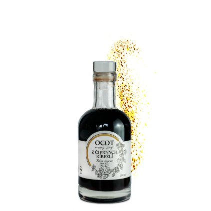 živý Ocot z čiernych ríbezlí 200ml
