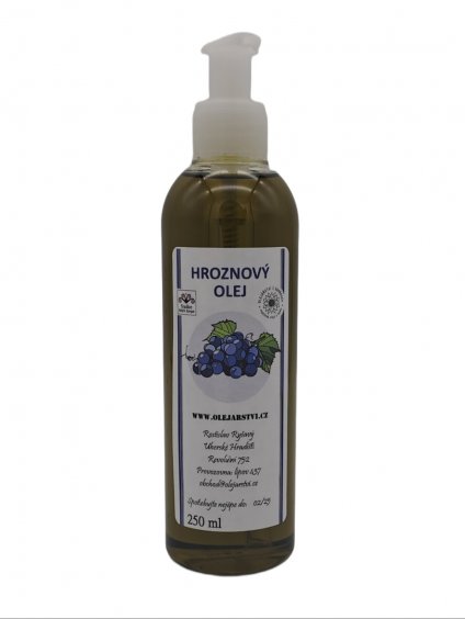 nosný hroznový olej 250 ml