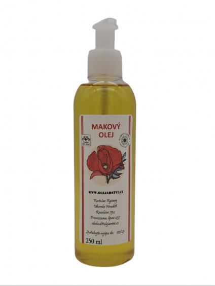 nosný makový olej 250 ml