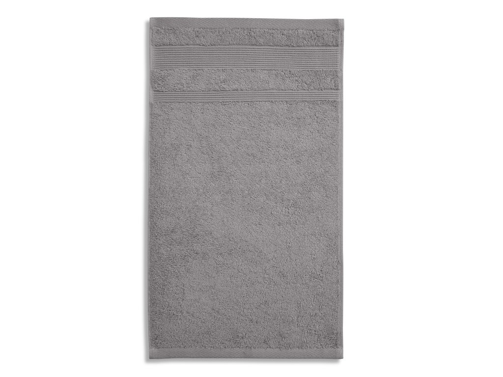 MALFINI Stredný uterák organic Farba: Starostrieborná, Zvolte veľkosť: 50 x 100 cm