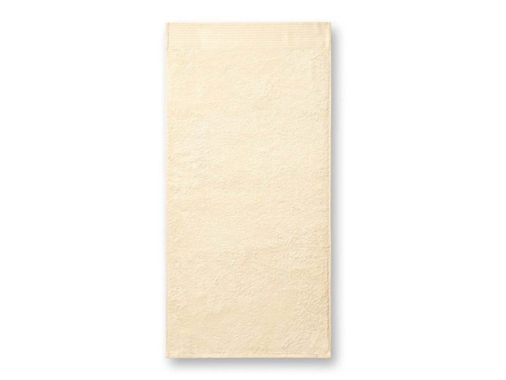 MALFINI Veľký uterák bamboo Farba: Mandľová, Zvolte veľkosť: 70 x 140 cm