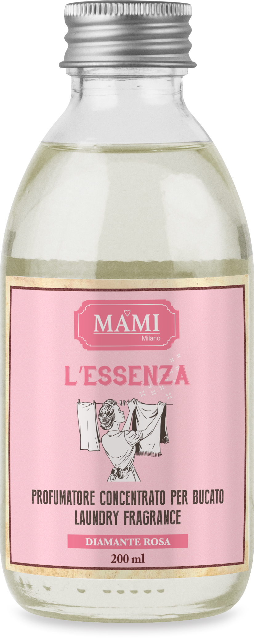 MAMI MILANO Olejový parfém do prania Diamante Rosa - Ružový Diamant Varianta: 200ml